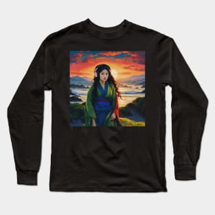 sunset Long Sleeve T-Shirt